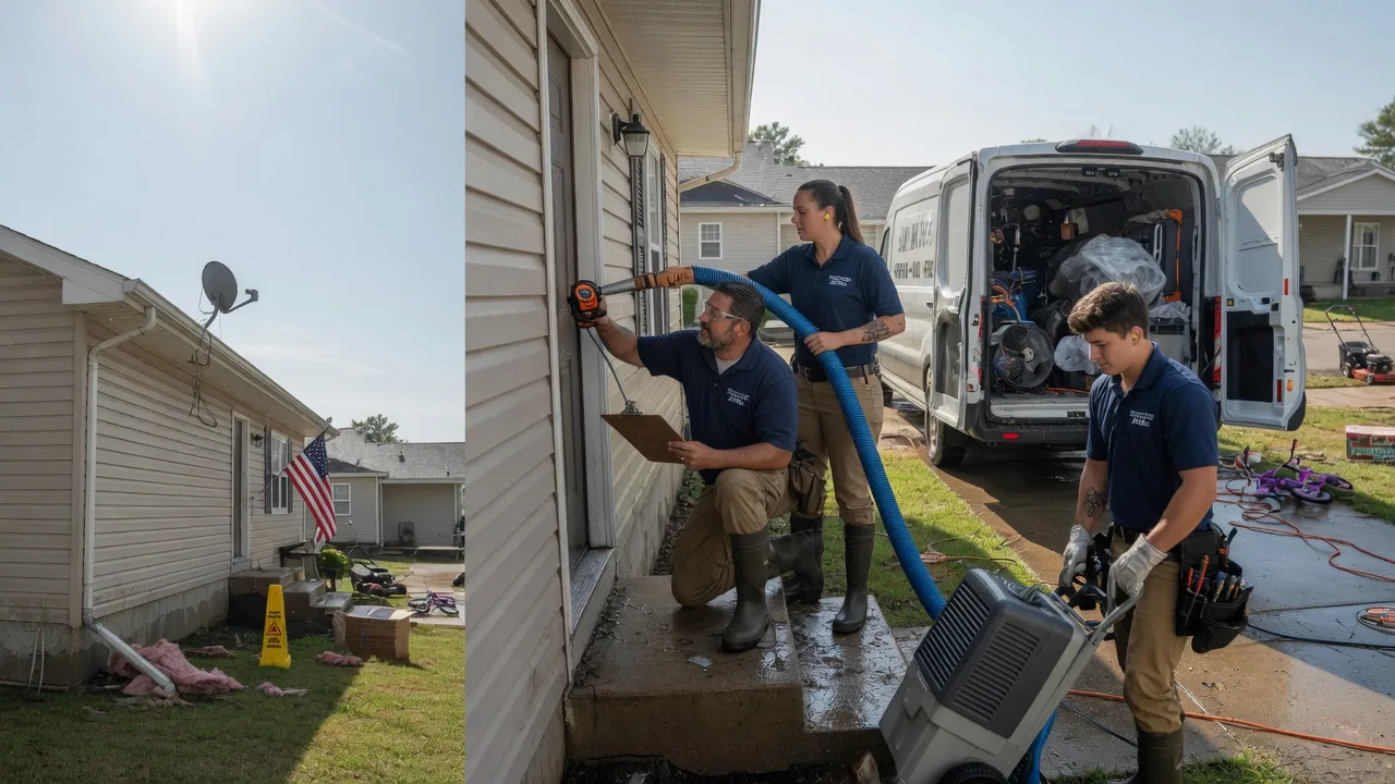Ceiling Water Damage Restoration in Lisbon, ND near me
